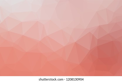 Light Red vector polygon abstract background. Colorful illustration in abstract style with gradient. A completely new design for your business.