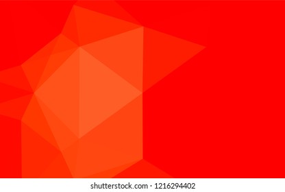 Light Red vector polygon abstract layout. A sample with polygonal shapes. The template can be used as a background for cell phones.