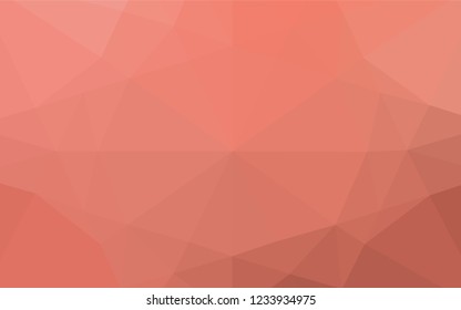 Light Red vector polygon abstract layout. Colorful abstract illustration with gradient. The elegant pattern can be used as part of a brand book.