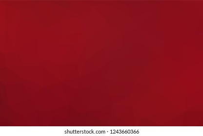 Light Red vector polygon abstract layout. An elegant bright illustration with gradient. Triangular pattern for your business design.