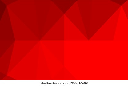 Light Red vector polygon abstract background. Creative geometric illustration in Origami style with gradient. The polygonal design can be used for your web site.