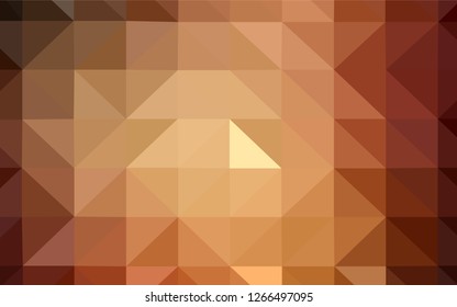 Light Red vector polygon abstract layout. Triangular geometric sample with gradient.  Brand new design for your business.