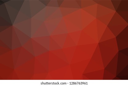 Light Red vector polygon abstract layout. A completely new color illustration in a vague style. The completely new template can be used for your brand book.