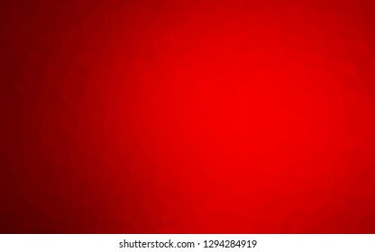 Light Red vector polygon abstract backdrop. Brand new colorful illustration in with gradient. Polygonal design for your web site.
