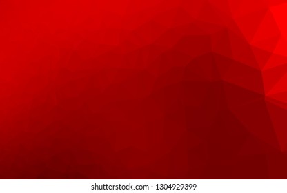 Light Red vector polygon abstract backdrop. Colorful abstract illustration with gradient. Template for a cell phone background.