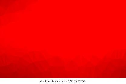 Light Red vector polygon abstract layout. Glitter abstract illustration with an elegant design. Completely new design for your business.