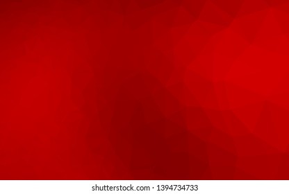 Light Red vector polygon abstract background. An elegant bright illustration with gradient. Polygonal design for your web site.