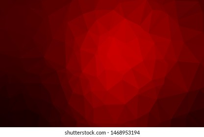 Light Red vector polygon abstract backdrop. A completely new color illustration in a vague style. Template for your brand book.