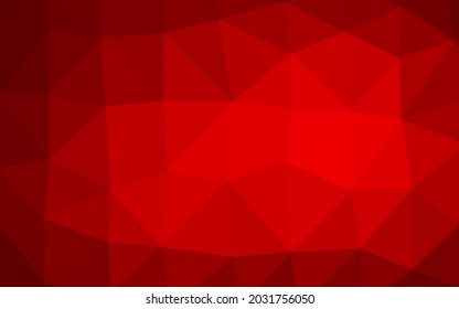 Light Red vector polygon abstract backdrop. Shining colored illustration in a Brand new style. Brand new design for your business.