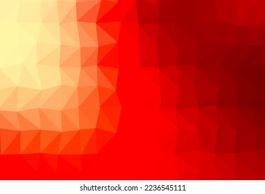 Light Red vector polygon abstract layout. A completely new color illustration in a vague style. Polygonal design for your web site.