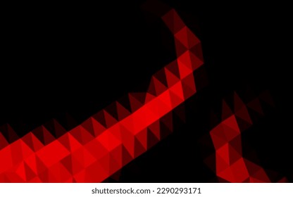 Light Red vector polygon abstract backdrop. Colorful illustration in Origami style with gradient.  Polygonal design for your web site.