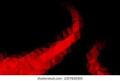 Light Red vector polygon abstract background. Geometric illustration in Origami style with gradient. New texture for your design.