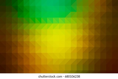 Light Red vector polygon abstract pattern. An elegant bright illustration with gradient. A new texture for your design.