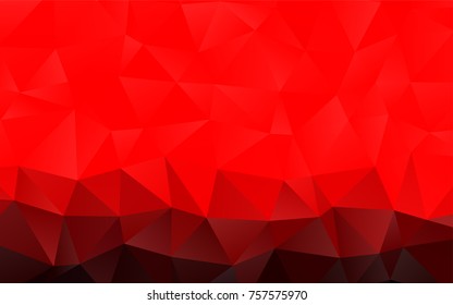 Light Red vector polygon abstract pattern. An elegant bright illustration with gradient. A completely new design for your business.