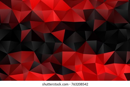 Light Red vector polygon abstract background. Shining colored illustration in a brand-new style. A completely new template for your business design.