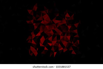 Light Red vector polygonal background. A completely new color illustration in a vague style. The best triangular design for your business.