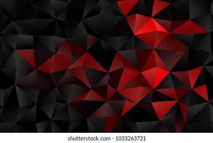 Light Red vector polygonal background. An elegant bright illustration with gradient. Brand-new style for your business design.