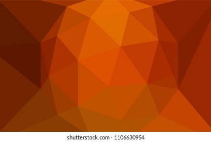 Light Red vector polygonal background. Colorful illustration in abstract style with triangles. Polygonal design for your web site.