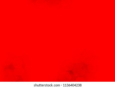 Light Red vector polygonal background. Modern geometrical abstract illustration with gradient. A completely new template for your business design.