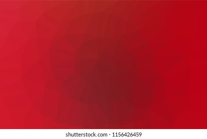Light Red vector polygonal background. Creative geometric illustration in Origami style with gradient. A completely new template for your business design.