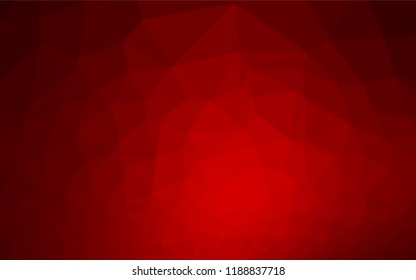 Light Red vector polygonal background. Shining colored illustration in a Brand new style. The template can be used as a background for cell phones.