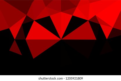 Light Red vector polygonal background. Shining colored illustration in a Brand new style. A completely new template for your business design.
