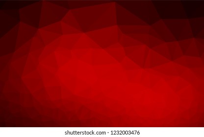 Light Red vector polygonal background. Shining colored illustration in a Brand new style. The polygonal design can be used for your web site.