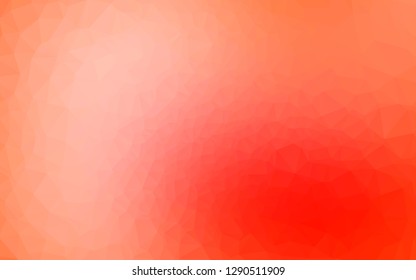Light Red vector polygonal background. A completely new color illustration in a vague style. Elegant pattern for a brand book.