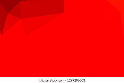 Light Red vector polygonal background. Colorful illustration in abstract style with gradient. New texture for your design.