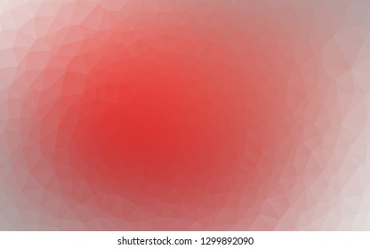 Light Red vector polygonal background. Colorful illustration in Origami style with gradient.  Triangular pattern for your business design.