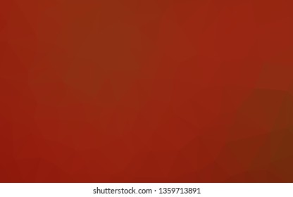 Light Red vector polygonal background. Shining colored illustration in a Brand new style. Template for your brand book.