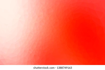 Light Red vector polygonal background. An elegant bright illustration with gradient. Brand new style for your business design.