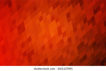 Light Red vector polygonal illustration consisting of rectangles. Rectangular design for your business. Creative geometric background in origami style with gradient.