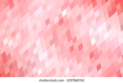 Light Red vector polygonal illustration, which consist of rectangles. Rectangular pattern for your business design. Geometric background in Origami style with gradient. 