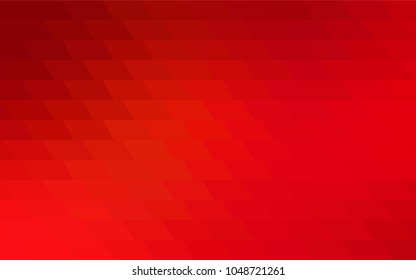 Light Red vector polygonal illustration consisting of rectangles. Rectangular design for your business. Creative geometric background in origami style with gradient.