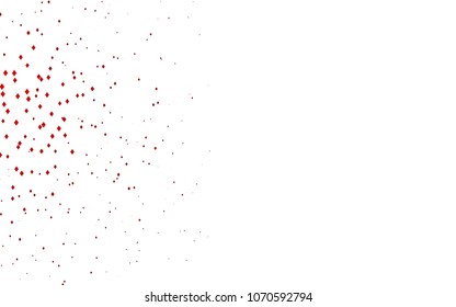 Light Red vector polygonal illustration consisting of rectangles. Rectangular design for your business. Creative geometric background in origami style with gradient.