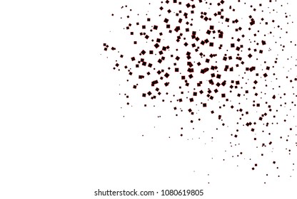Light Red vector polygonal illustration, which consist of rectangles. Rectangular pattern for your business design. Geometric background in Origami style with gradient. 