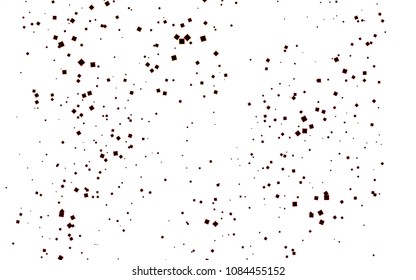Light Red vector polygonal illustration, which consist of rectangles. Rectangular pattern for your business design. Geometric background in Origami style with gradient. 