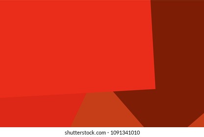 Light Red vector polygonal illustration consisting of rectangles. Rectangular design for your business. Creative geometric background in origami style with gradient.