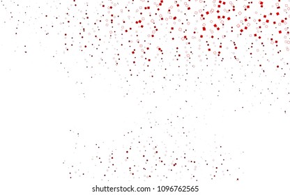 Light Red vector polygonal illustration, which consist of rectangles. Rectangular pattern for your business design. Geometric background in Origami style with gradient. 