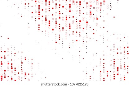 Light Red vector polygonal illustration consisting of rectangles. Rectangular design for your business. Creative geometric background in origami style with gradient.