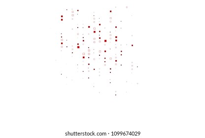 Light Red vector polygonal illustration consisting of rectangles. Rectangular design for your business. Creative geometric background in origami style with gradient.