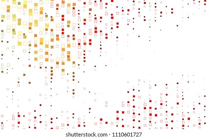 Light Red vector polygonal illustration consisting of rectangles. Rectangular design for your business. Creative geometric background in origami style with gradient.