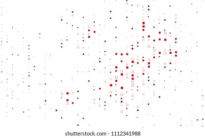 Light Red vector polygonal illustration consisting of rectangles. Rectangular design for your business. Creative geometric background in origami style with gradient.