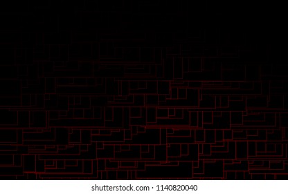 Light Red vector polygonal illustration consisting of rectangles. Rectangular design for your business. Creative geometric background in origami style with gradient.