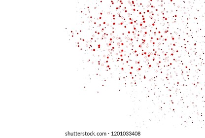 Light Red vector polygonal illustration, which consist of rectangles. Rectangular pattern for your business design. Geometric background in Origami style with gradient. 