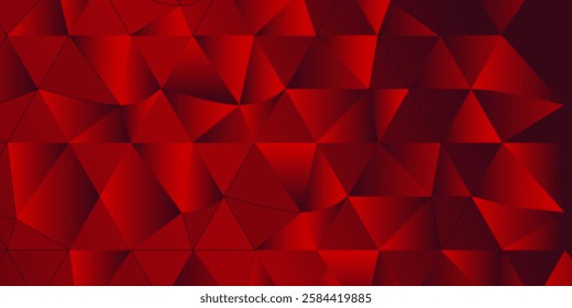 Light Red vector polygonal illustration, which consist of rectangles. Rectangular pattern for your business design. Geometric background in Origami style with gradient.