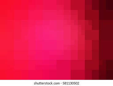 Light Red vector polygonal illustration, which consist of rectangles. Rectangular design for your business. Creative geometric background in Origami style with gradient