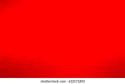 Light red vector polygonal illustration, which consist of hexagons. Hexagonal design for your business. Creative geometric background in Origami style with gradient