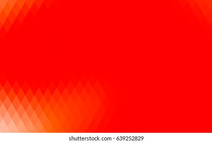 Light Red vector polygonal illustration consisting of rectangles. Rectangular design for your business. Creative geometric background in origami style with gradient.